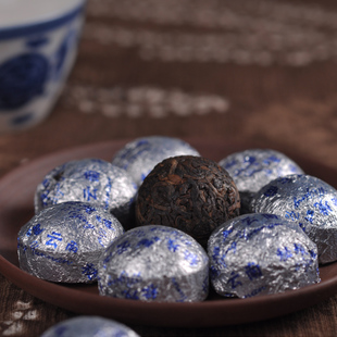 域邦 秘境云南 极品小沱茶 金芽沱 云南普洱茶 熟茶 迷你小沱茶